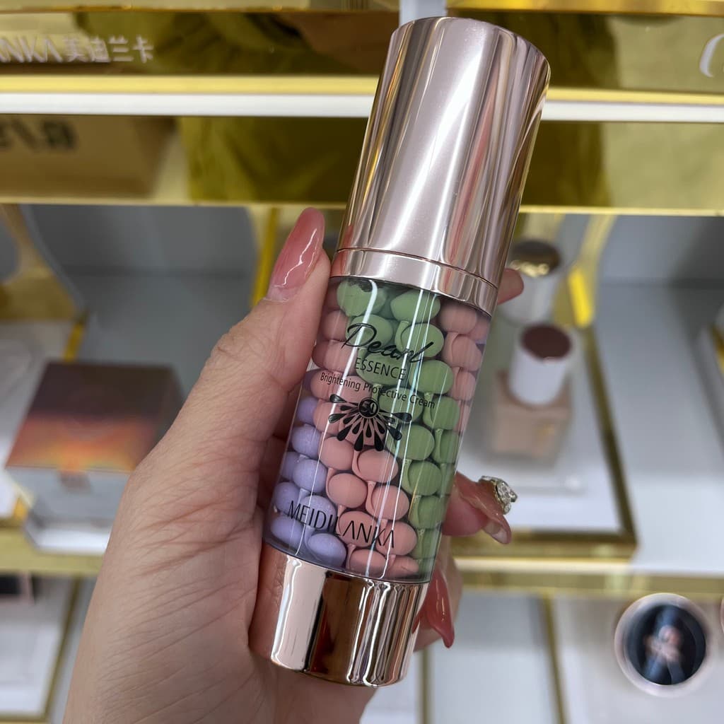 Medi Lanka Tricolor Bird Shit Isolamento Hidratante Corretivo Maquiagem Primer Natural Brightening Creme Clareador Não F