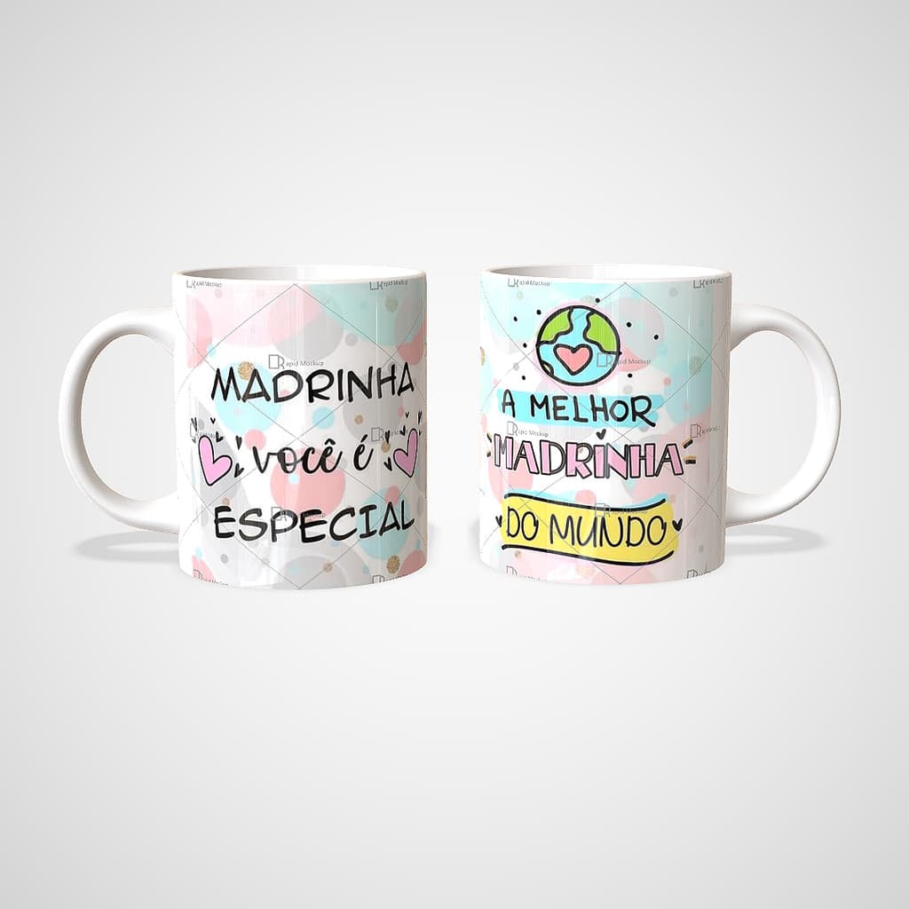Caneca Melhor madrinha para presente
