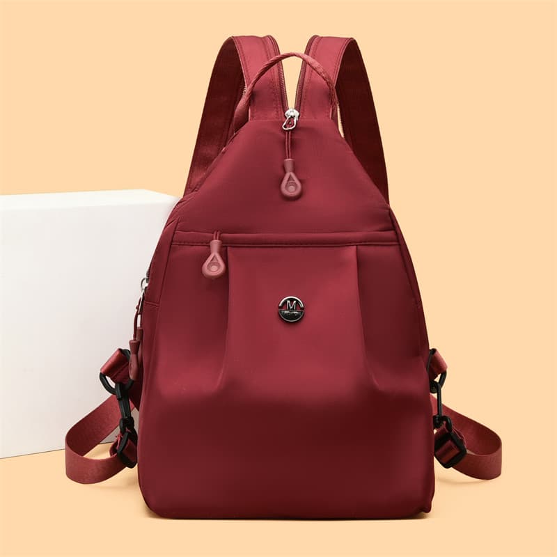 Um ombro duplo dupla utilização senhoras pequena mochila moda Commuter Mini pequeno saco Casual leve tamanho pequeno moc