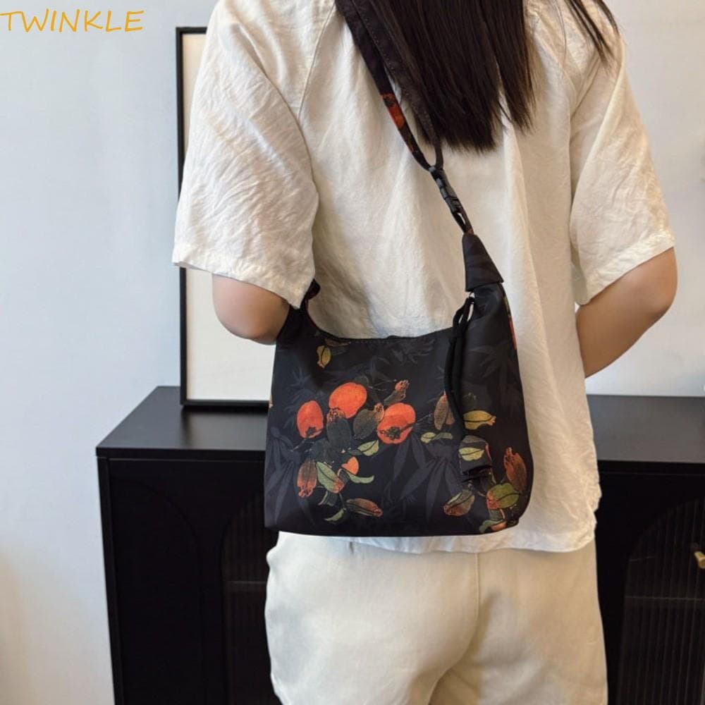Bolsa Estilo Chinês TWINKLEO , Bolsas De Ervilha De Cetim Bordadas , Cheongsam Ajustável De Gaze Canton Gambiered