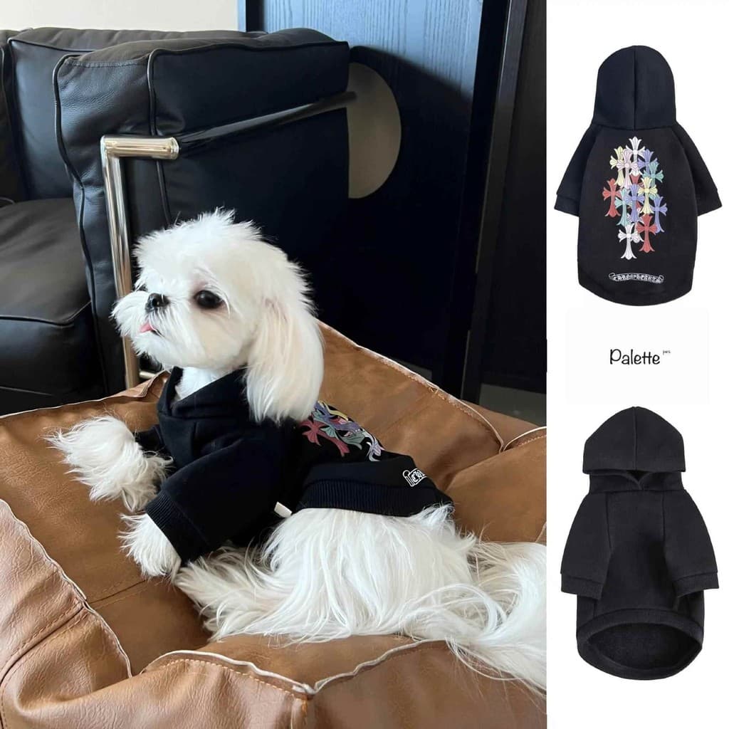 Schnauzer novo estilo Pet moletom com capuz Bichon Teddy gato filhote de cachorro roupas para cães pequenos cães de tama