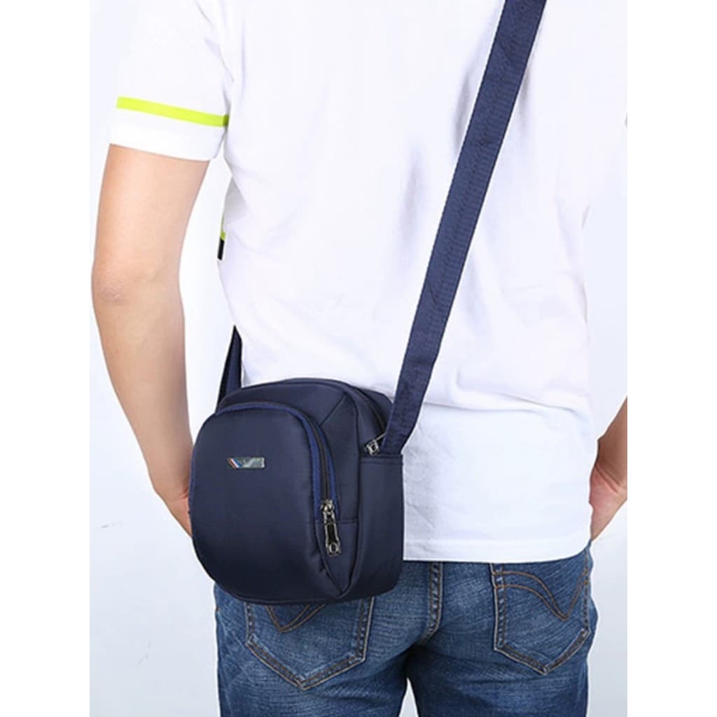 Bolsa de ombro masculina Mini pequena bolsa de pano Casual verão saco do telefone móvel Diagonal à prova dwaterproof águ
