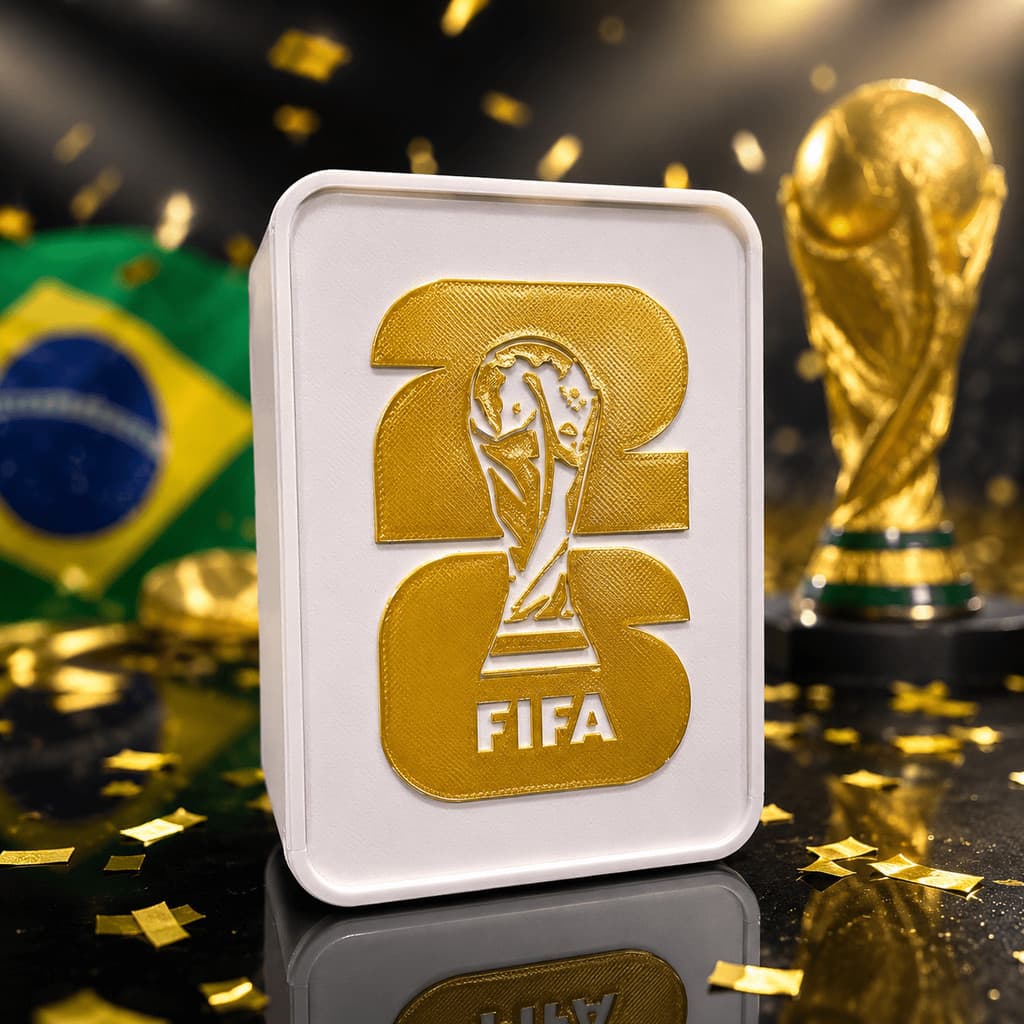 Porta Figurinhas Copa do Mundo 2026Caixa Organizadora para Álbum Colecionáveis