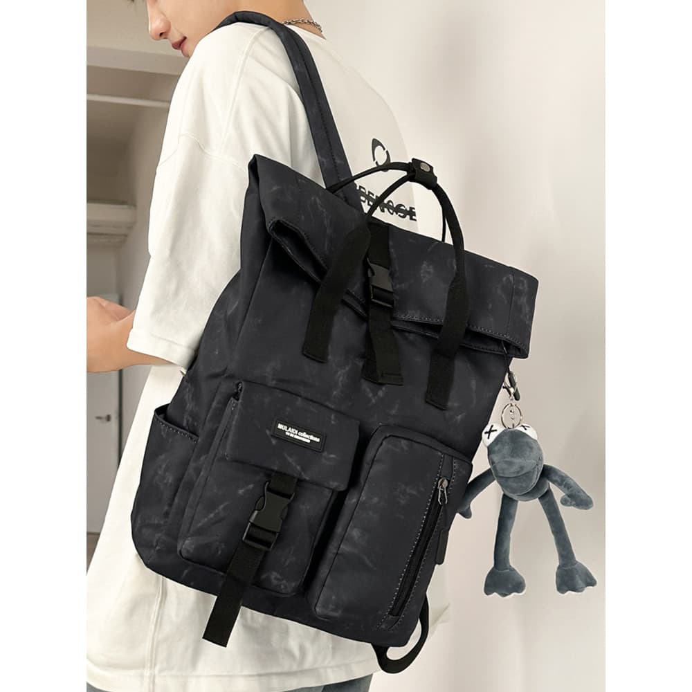 Mochila masculina estudantes do ensino médio estudantes do ensino médio mochila de grande capacidade feminina faculdade