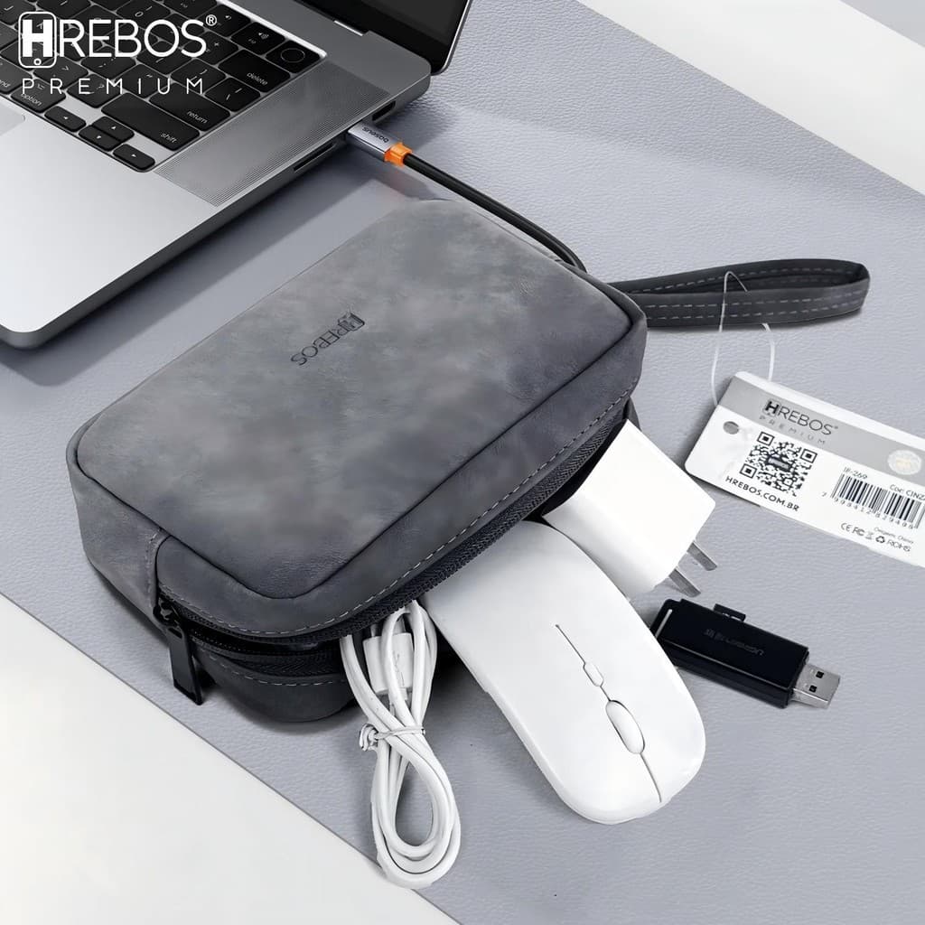 Bolsa Necessaire Compacta Estojo Organizador Portátil para Acessórios