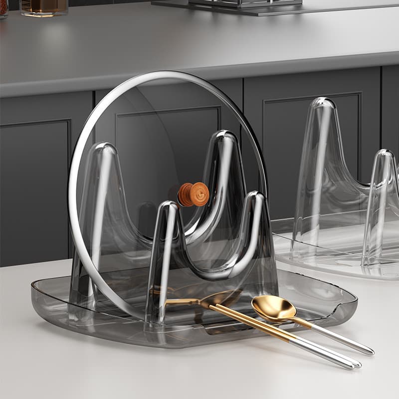 Nova tampa de panela prateleira espátula de cozinha colher de sopa pauzinhos placa de corte pegajosa faca Rack de armaze