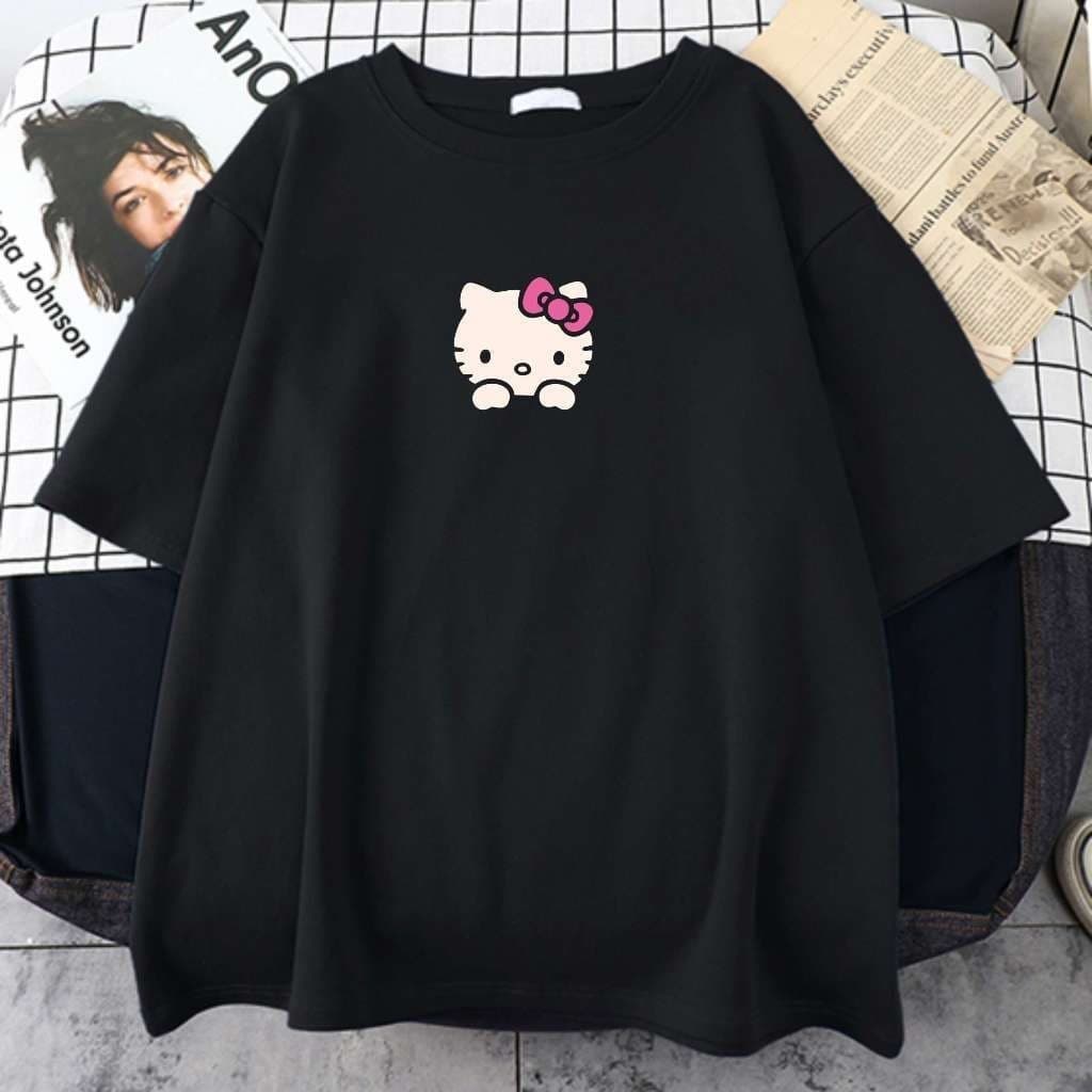 T-shirt Camiseta Algodão Premium Anime Kitty StreetWear ENVIO IMEDIATO