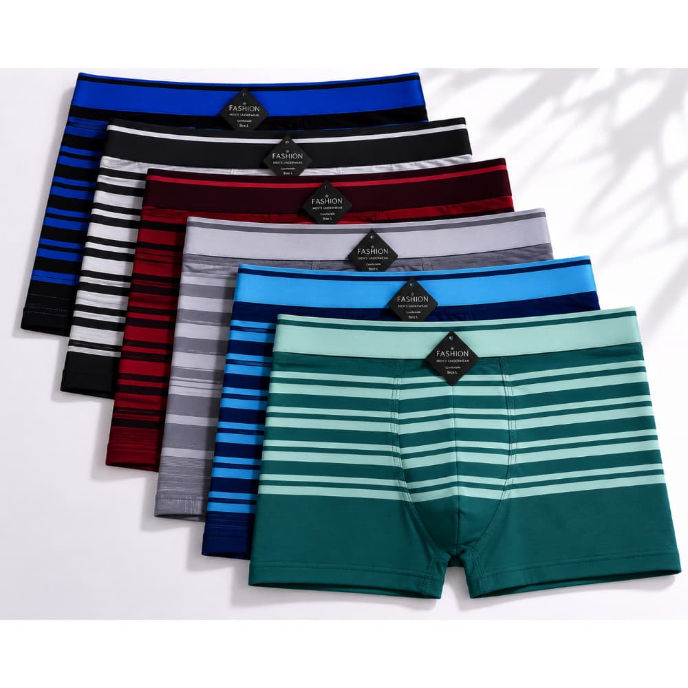 Kit  Cuecas Boxers Premium Masculina Adulto de Microfibra
