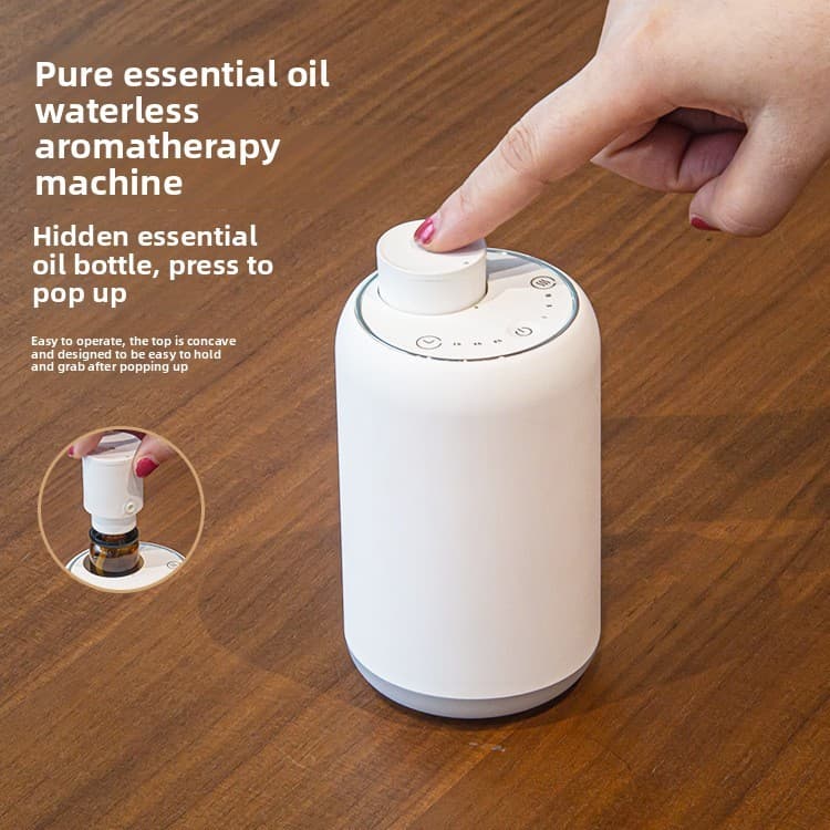 Difusor de aroma sem água de segundo fluido, óleo essencial puro, difusor automático de aroma para carro doméstico, reca
