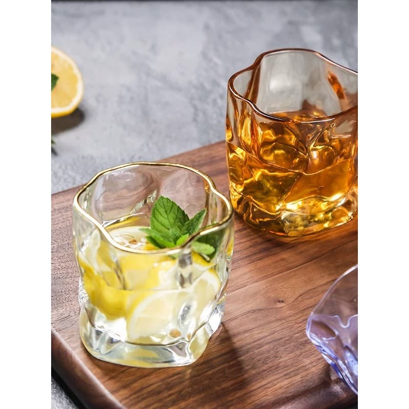 Copo criativo de vidro para cerveja, suco, leite, bebida, meninas, chá, alto valor, torção, copo de água doméstico