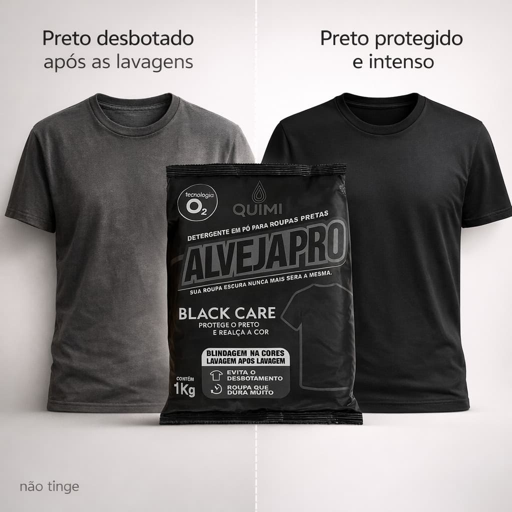 Percarbonato de Sódio Roupa Preta Protege o Preto e Realça a Cor | removedor de mancha