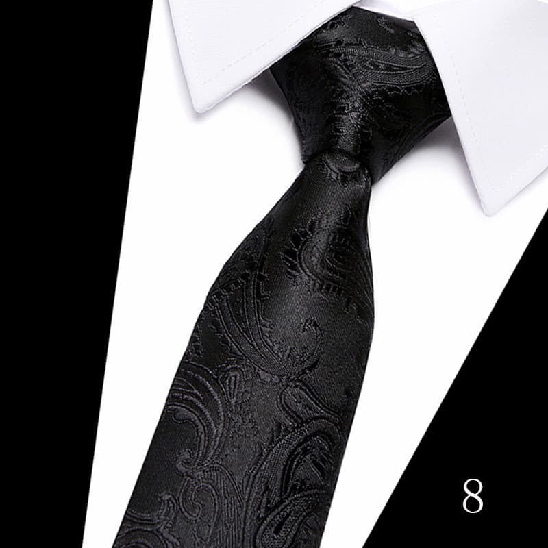 Homens Gravatas Gravatas Formal de Negócios Gravatas de Noivo de Poliéster Listras Festivas de Casamento 8CM Acessórios