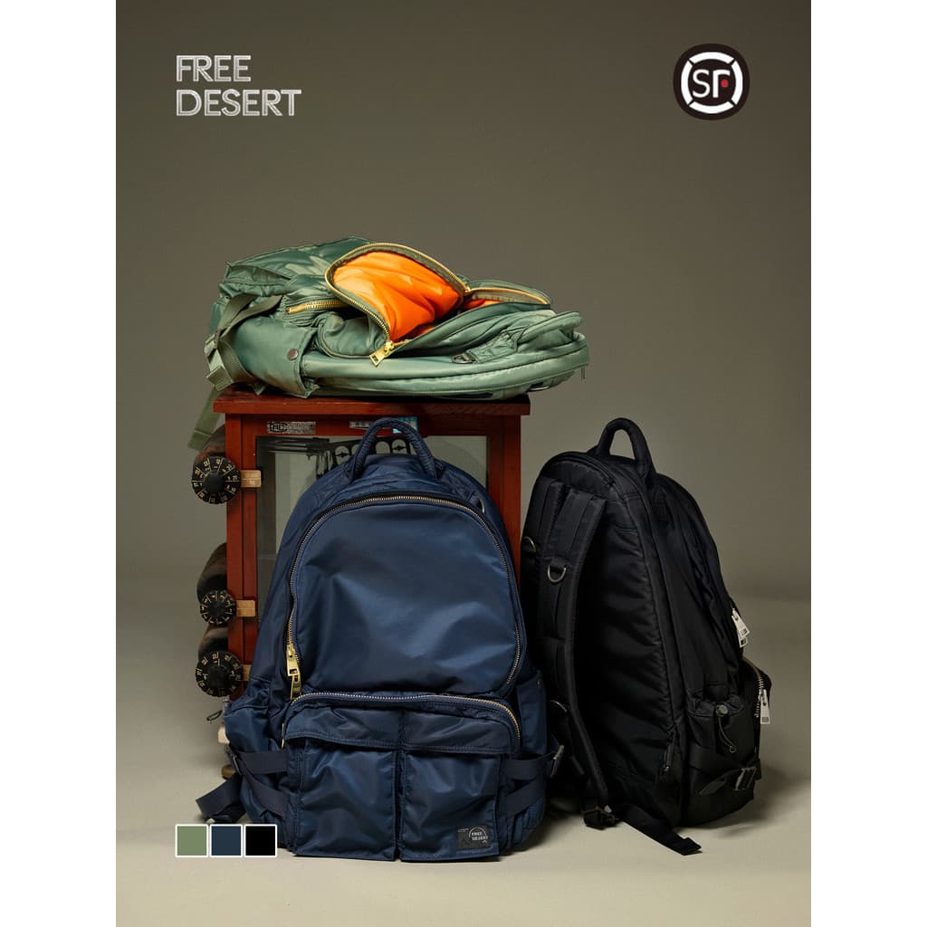 Japonês Yoshida TANKER Casual Nylon À Prova D 'Água Commuter Homens Mulheres Mochila Montanhismo Viagem Computador Mochi
