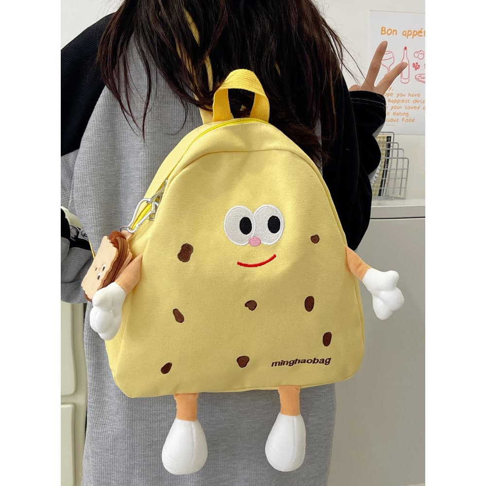 Biscoito pequena mochila feminina estudante do ensino fundamental jardim de infância menina mochila estudo primavera pas
