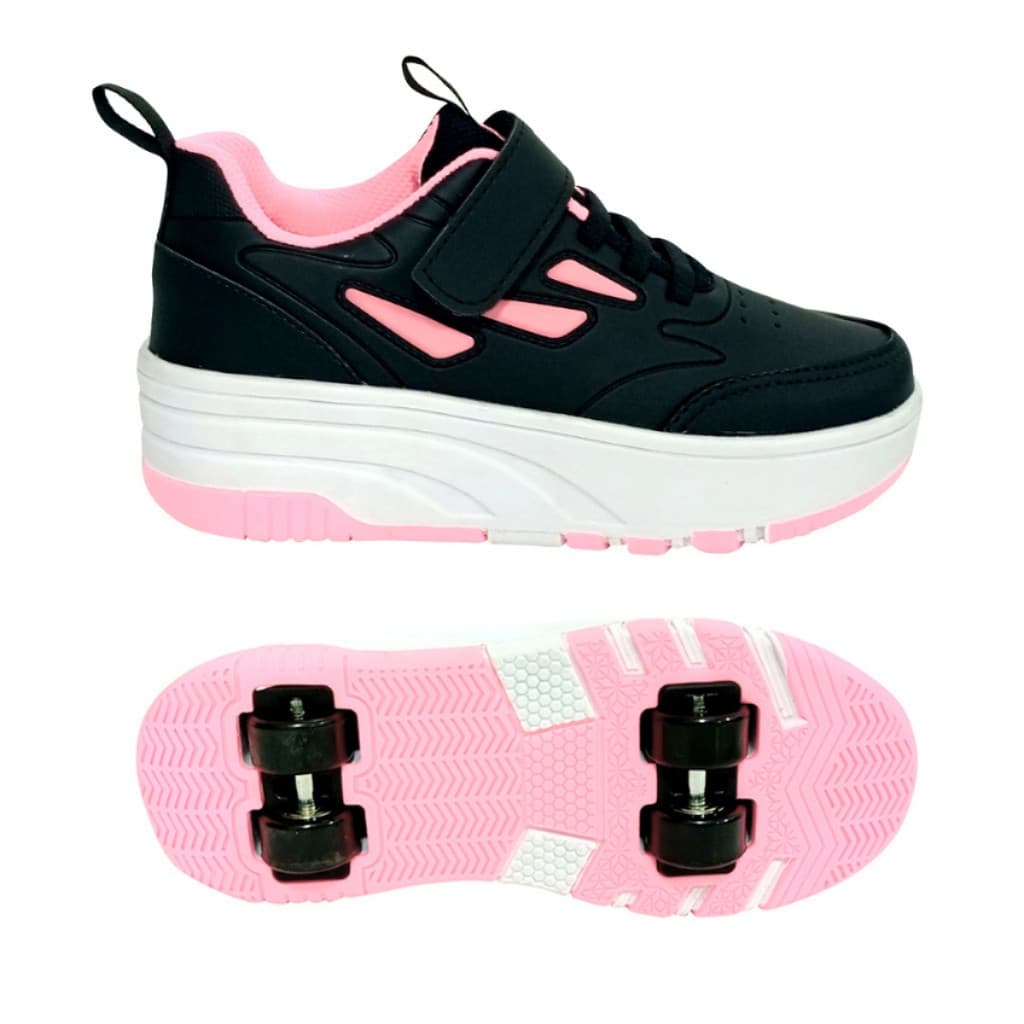 TENIS INFANTIL BOX200 SKATE RODINHA CALCE FACIL PRONTA ENTREGA