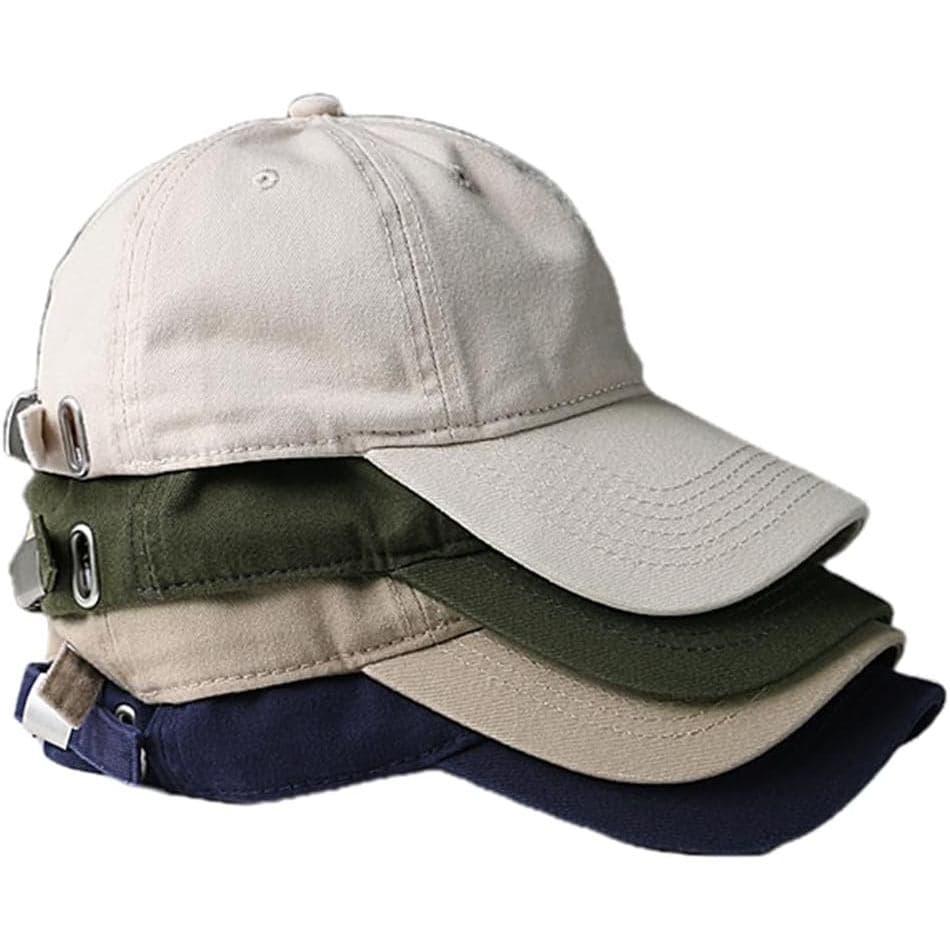 5 Pares De Boné De Beisebol Clássico , Chapéu Unissex Ajustável , Várias Cores Disponíveis , Cáqui , Verde Oliva E Azul