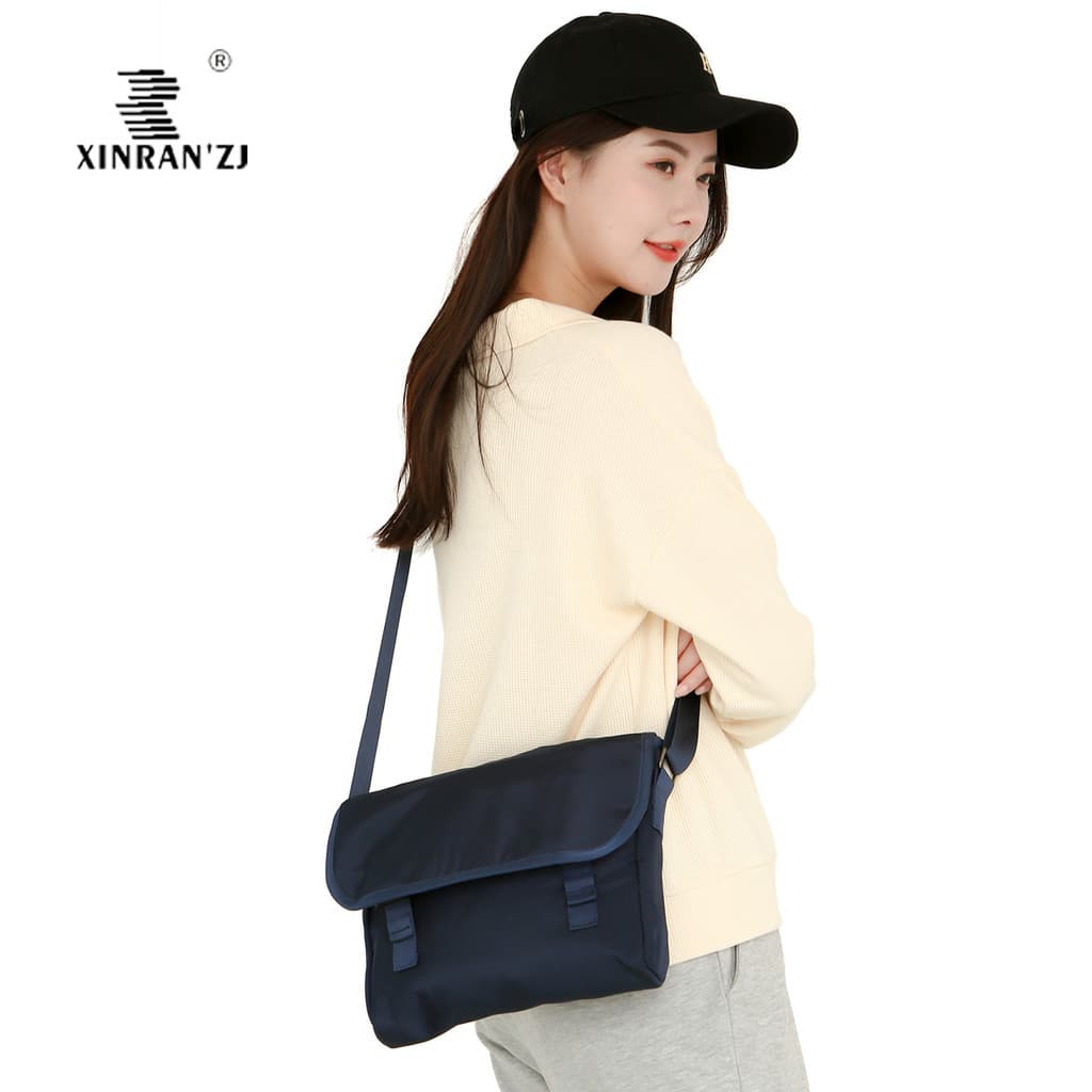Japonês street Wear street All-Match saco do mensageiro Harajuku rua bolsa de ombro Flip senhoras Commuter portátil mens