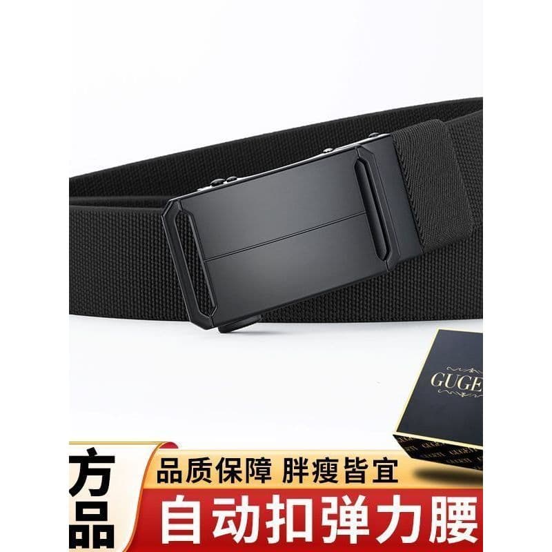 Gugeti novo estilo masculino ao ar livre cinto tático elástico de náilon masculino elástico ajustável fivela automática