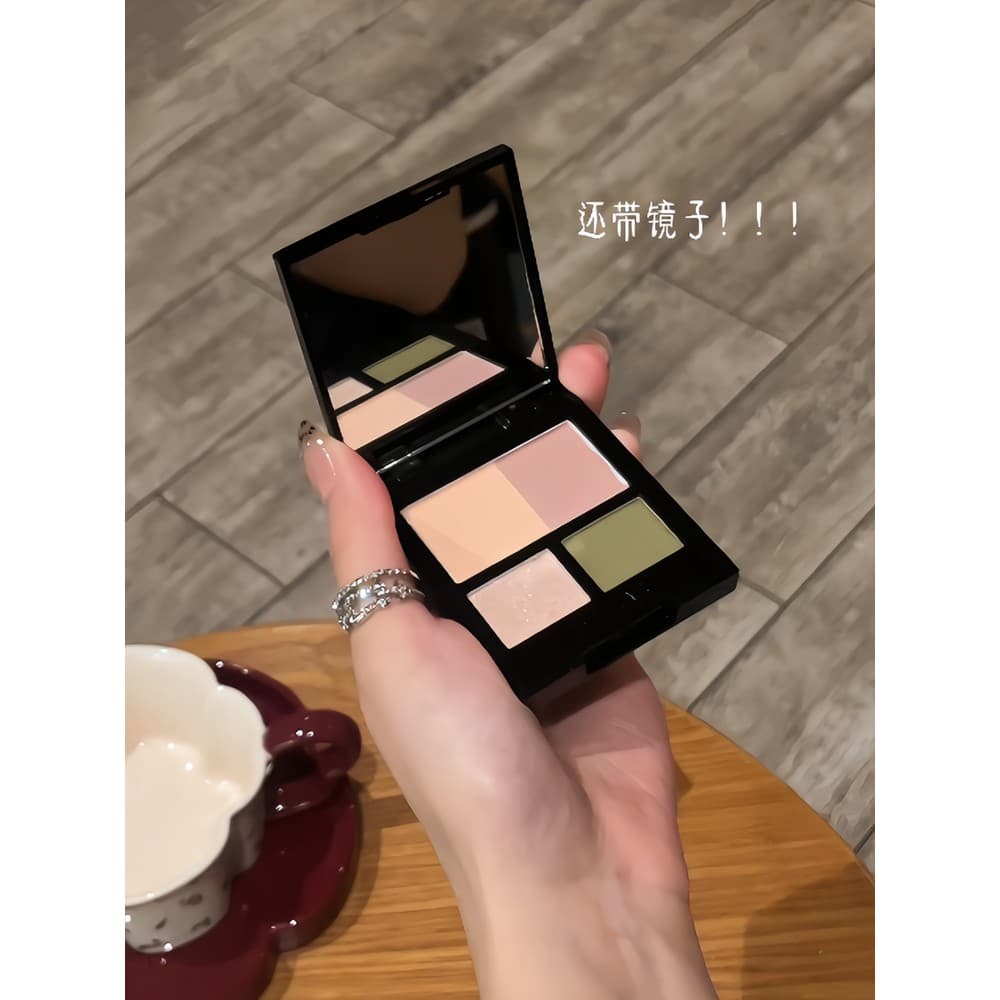 Gellas paleta de sombras de quatro cores cor terra fosco perolado brilho Super quente espumante lantejoulas esfumaçado m