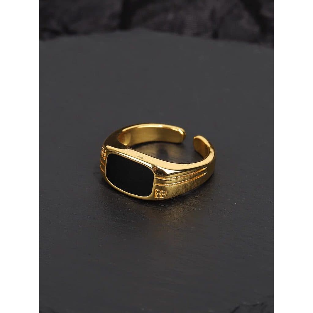 anel de namoro anel solitario DAMAI DAMAI Advogado Mercadoria Jimmy Banhado 24k Imitação Amarelo Esmalte Cauda Anel Saul