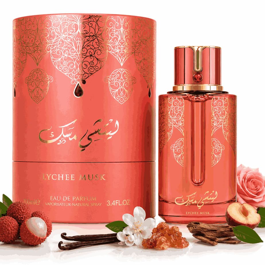 Perfume Lychee Musk Arabiyat Prestige EDP 100ml Unissex - Importado - Original - Fragrância Marcante - Alta Fixação