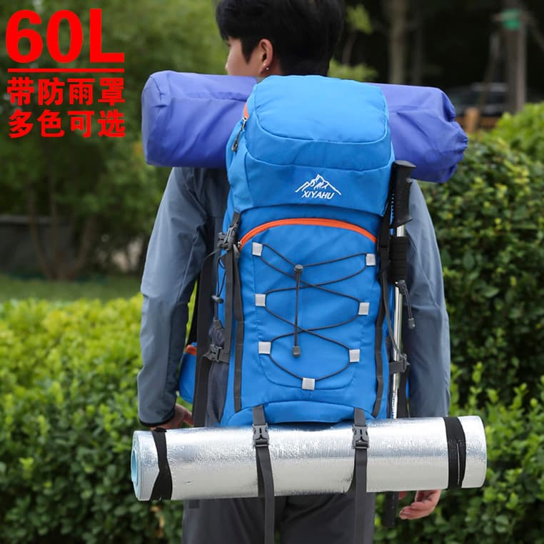 Saco de escalada ao ar livre mochila das mulheres dos homens esportes viagem mochila de grande capacidade viagem de negó