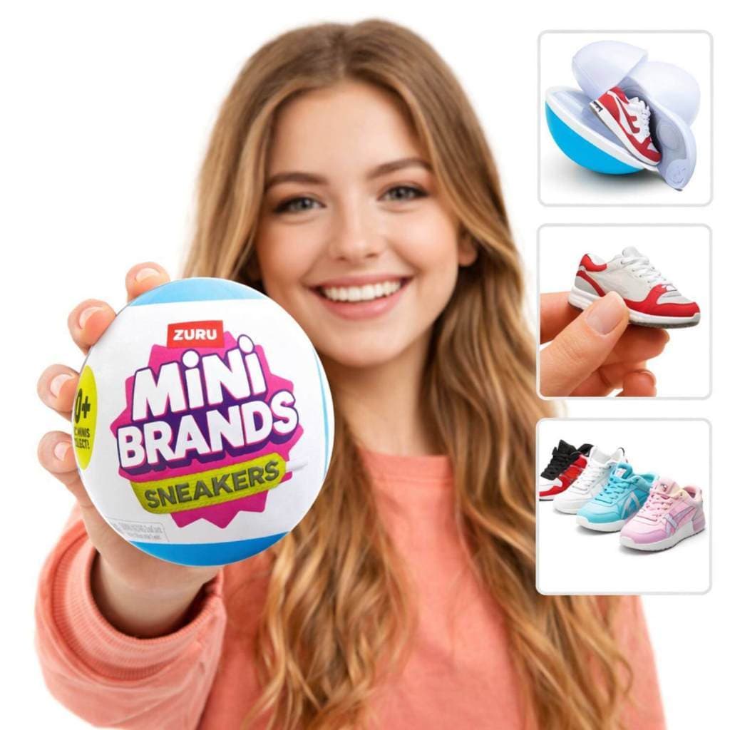 Mini Brands Sneakers Mini Tênis Colecionável Cápsula Surpresa