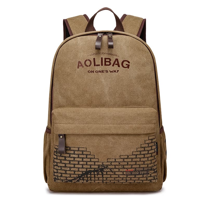 Mochila escolar de lona masculina, estudante universitário, estilo japonês, nicho, feminina, roupa de rua, moda simples,
