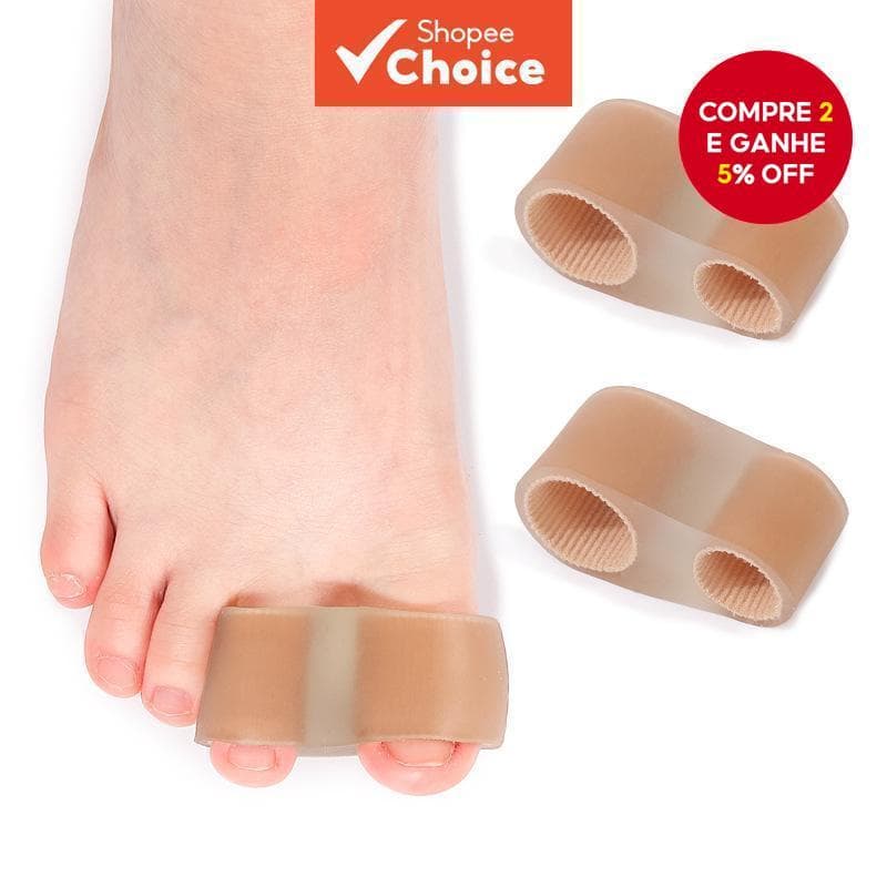 Separador De Dedos Em Gel , Pacote Com 1 , Corretor Do Pé De Martelo E Hálux Valgo , Anéis De Dedo Sobrepostos-Cuidados