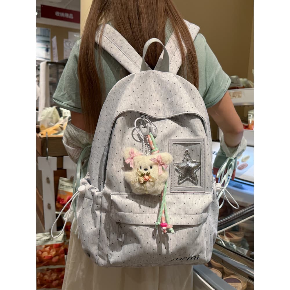 Nicho No Collision Design Estilo Impresso Mochila Junior High School Leve Mochila Feminina Alunos do Ensino Fundamental