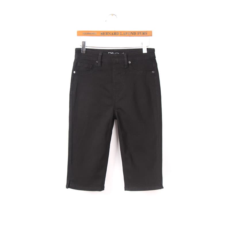 2024 primavera verão fino preto 67 pontos calças Jeans feminino comércio exterior pedido Original tamanho grande cintura