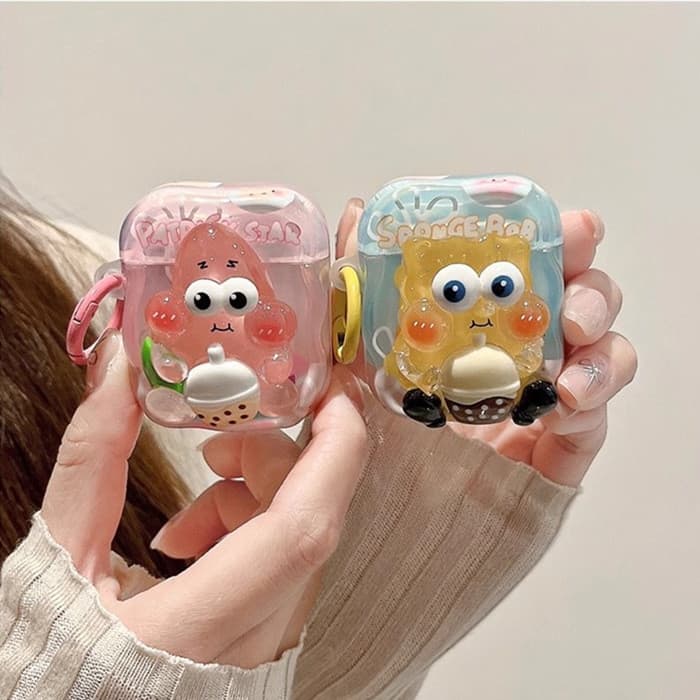 Bonito Dos Desenhos Animados Caso De Fone De Ouvido Para Apple Airpods 4 Fresco Doce Cor 1 2 3 Pro Pro2 Pro3 Capa Protet
