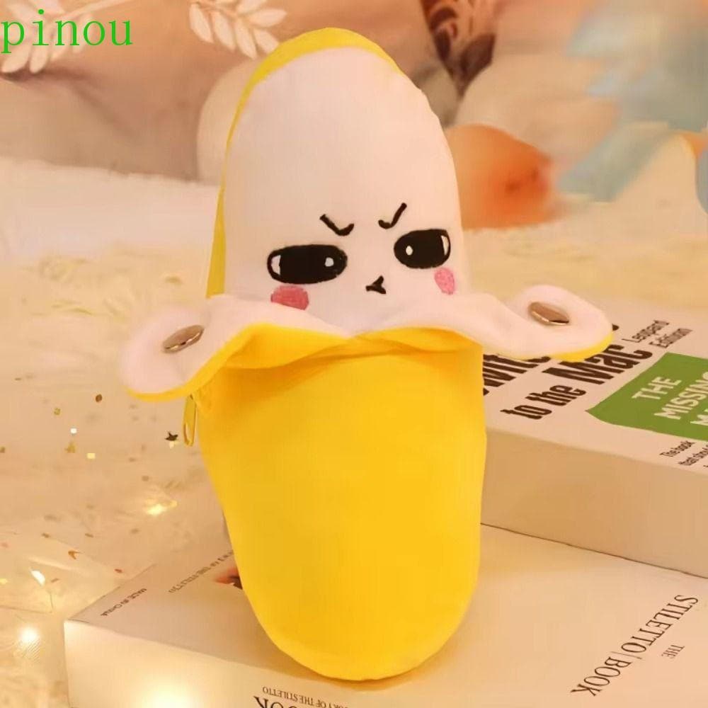 Metrônomo De Indução De Frutas PINOU , Brinquedo De Pelúcia De Banana Criativo Macio , Boneca Recheada De Ritmo Musical