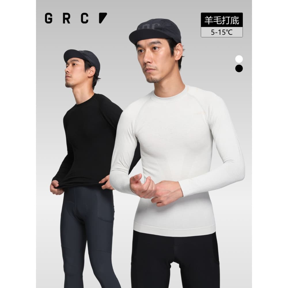 GRC outono inverno novo estilo TECH camisa de fundo quente de secagem rápida bicicleta de estrada camisa de ciclismo mol