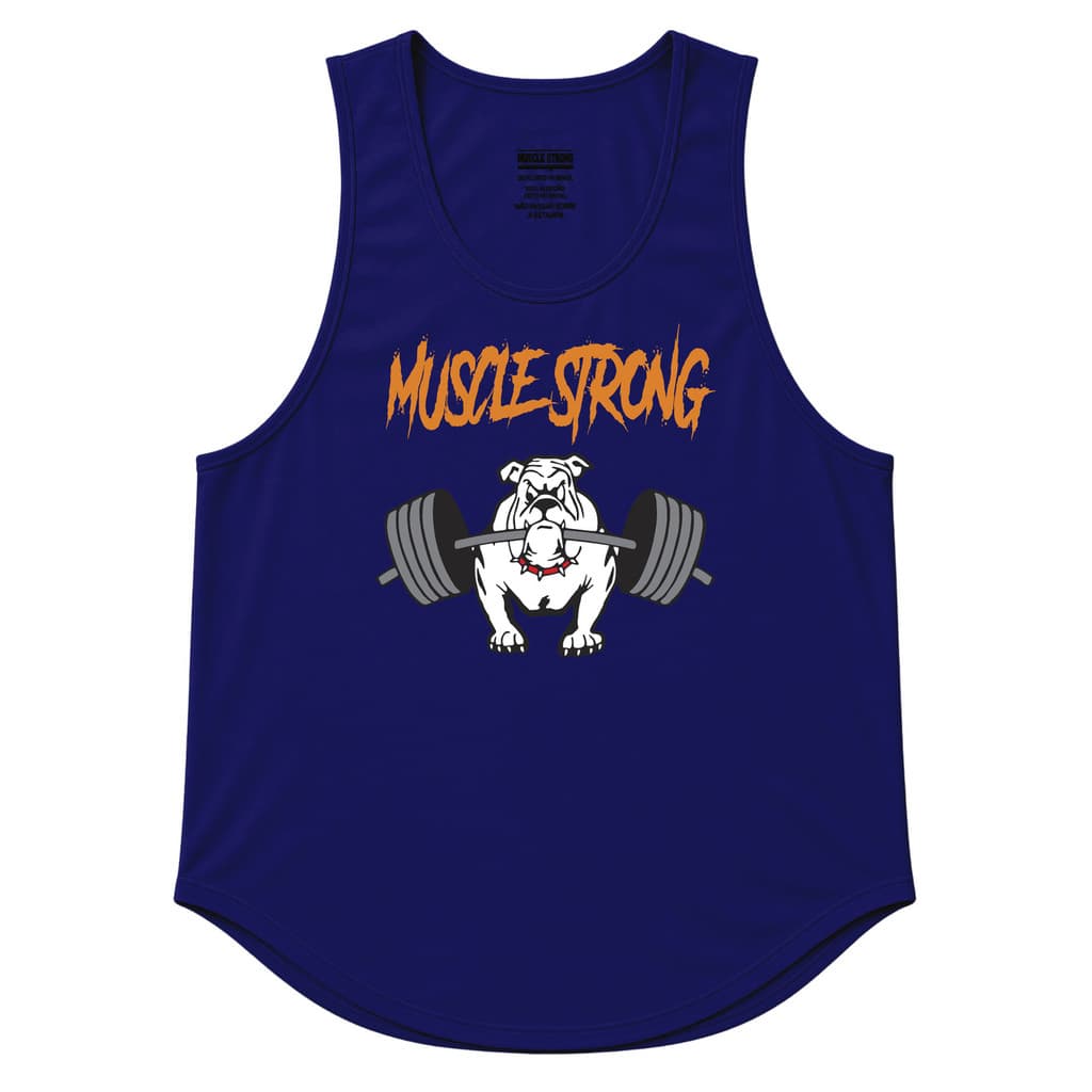 Regata Tradicional Muscle Strong Cachorro Azul Marinho