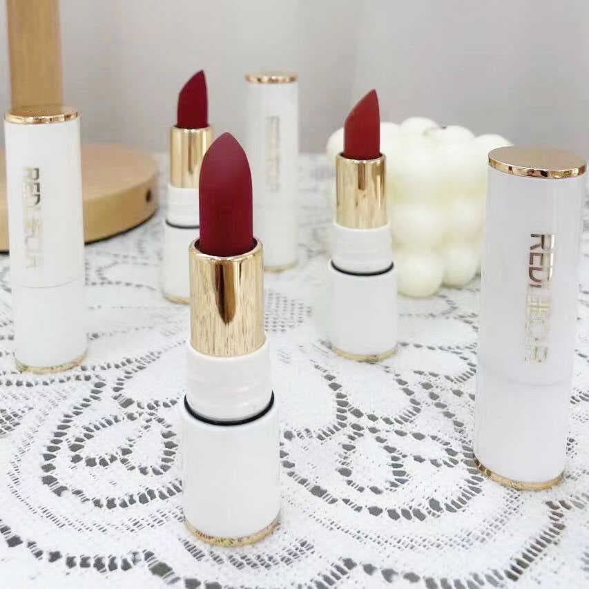 Ruili Charm Color Allure Matte Velvet Maquiagem Batom Fosco Fosco À Prova D 'Água Copo Antiaderente Não É Fácil de Desbo