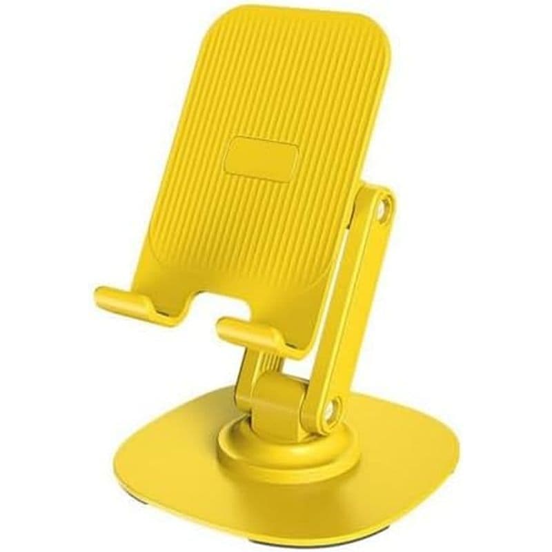 360 ° Suporte Giratório Do Telefone Celular Para A Mesa , Dobrável Ajustável De Eixo Duplo Com Base Antiderrapante Ponde