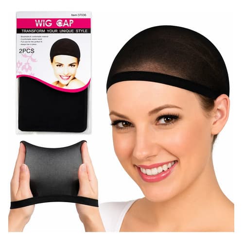 6 Un Touca Nero Elástica Antifrizz Protege Cabelo no Sono