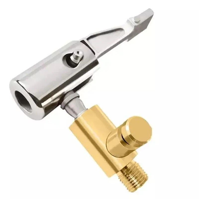 Conector Da Bomba De Ar Do Carro , Adaptador De Mangueira Pneu De Tipo Trava De metal , Adequado Para A Maioria Dos Mode