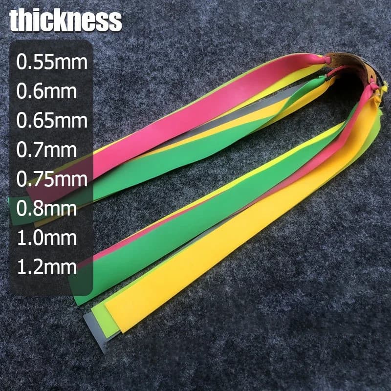 Elástico Plano para Estilingue 0.55-1.2mm, Alta Elasticidade, Elástico para Fitne
