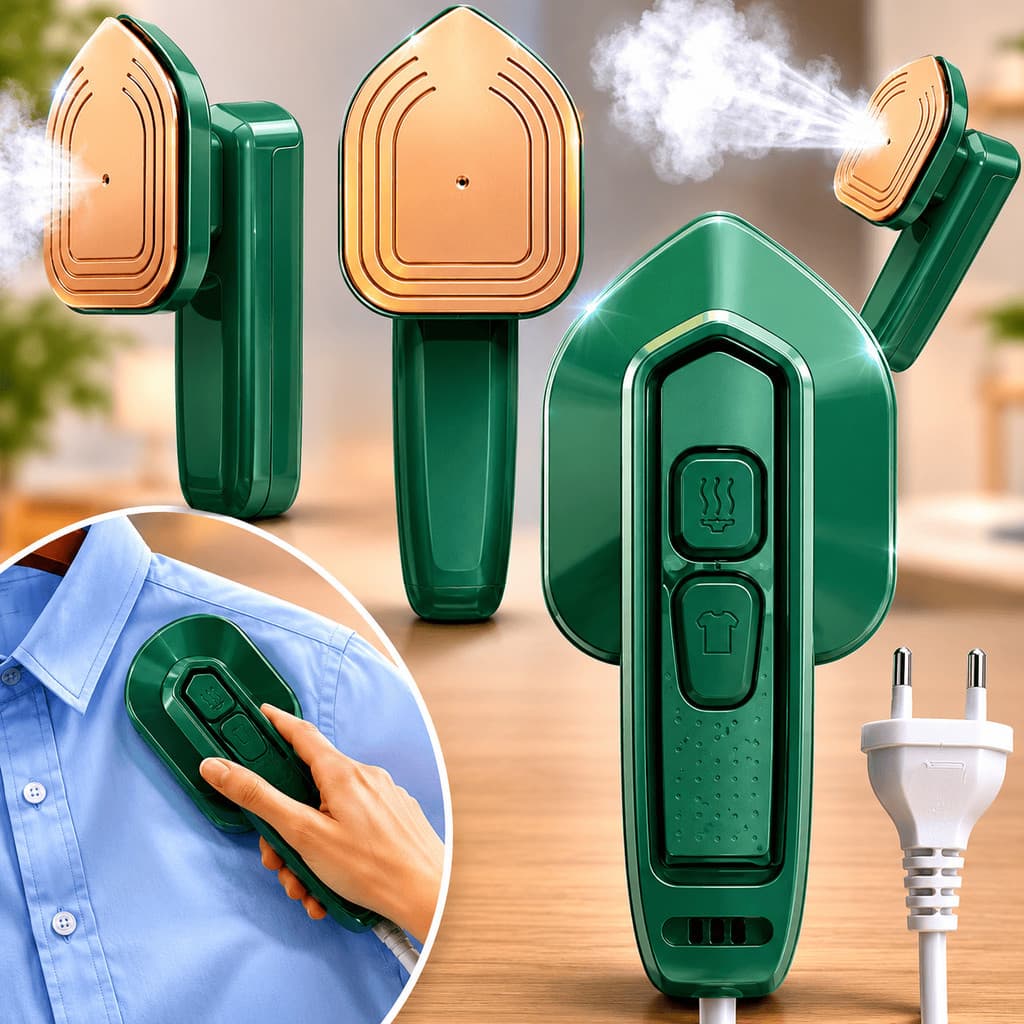 Mini Ferro De Passar Roupas Para Viagem Elétrico Portátil Pequeno 110v Profissional Potente