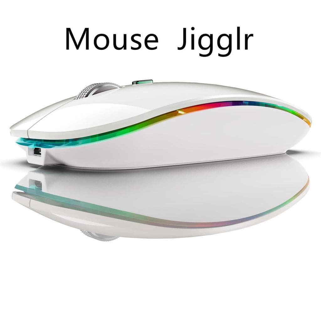 Rgb mouse Virtual simulado duplo Anti-sono automático luz móvel mouse evitar tela de bloqueio do computador Mo