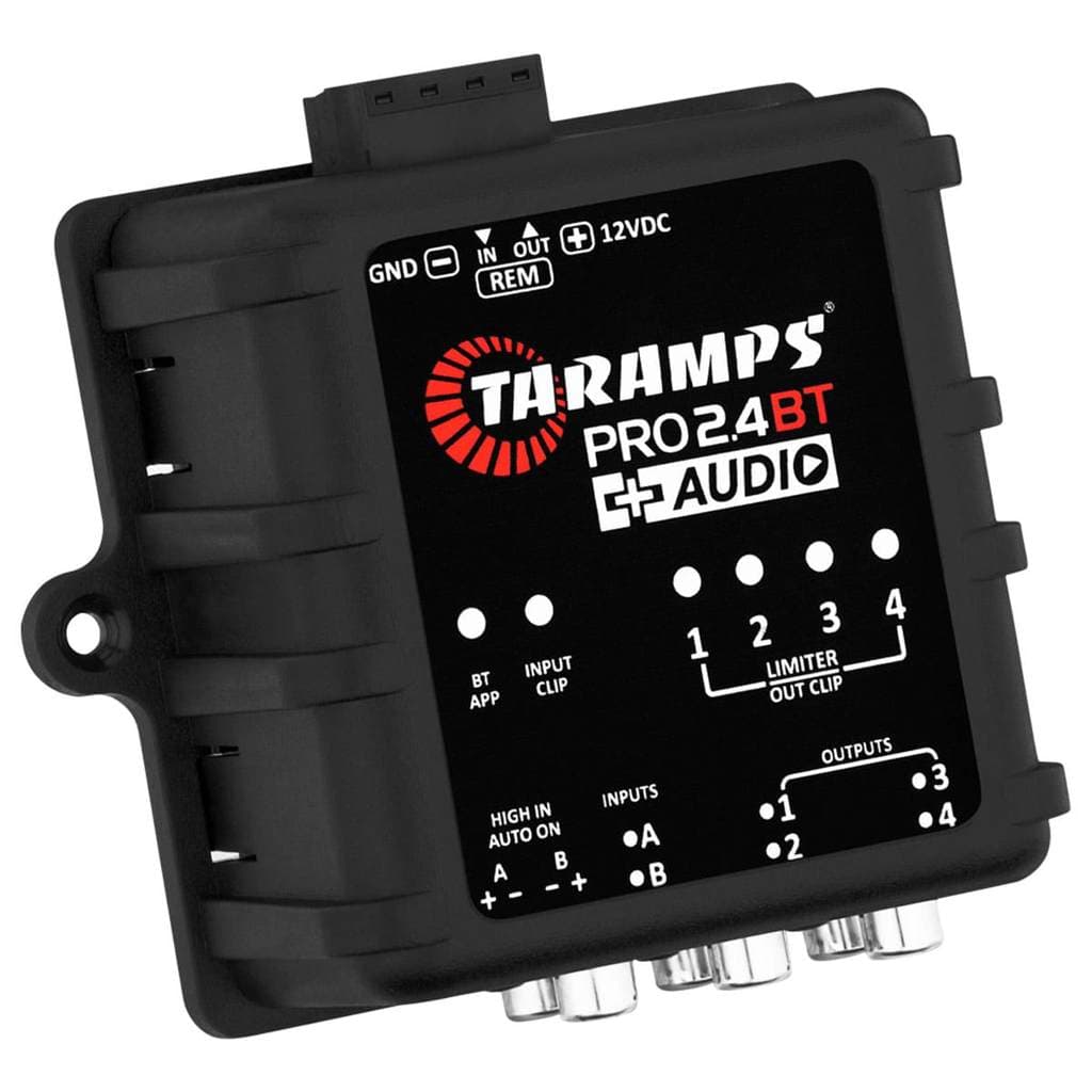 PROCESSADOR DE AUDIO DIGITAL TARAMPS PRO 2.4BT + AUDIO PRETO