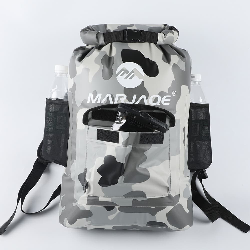 Bolsa à prova d'água para exterior MARJAQE Praia Upstream Natação Rafting Bolsa Balde de armazenamento de viagem Mochila