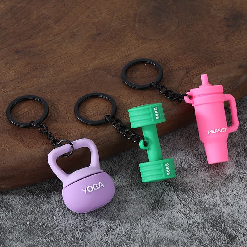 Novo Dopamina Mini Equipamento Acessório Chaveiro Decorativo , Yoga E Centro De Fitness Saco Periférico Pingente