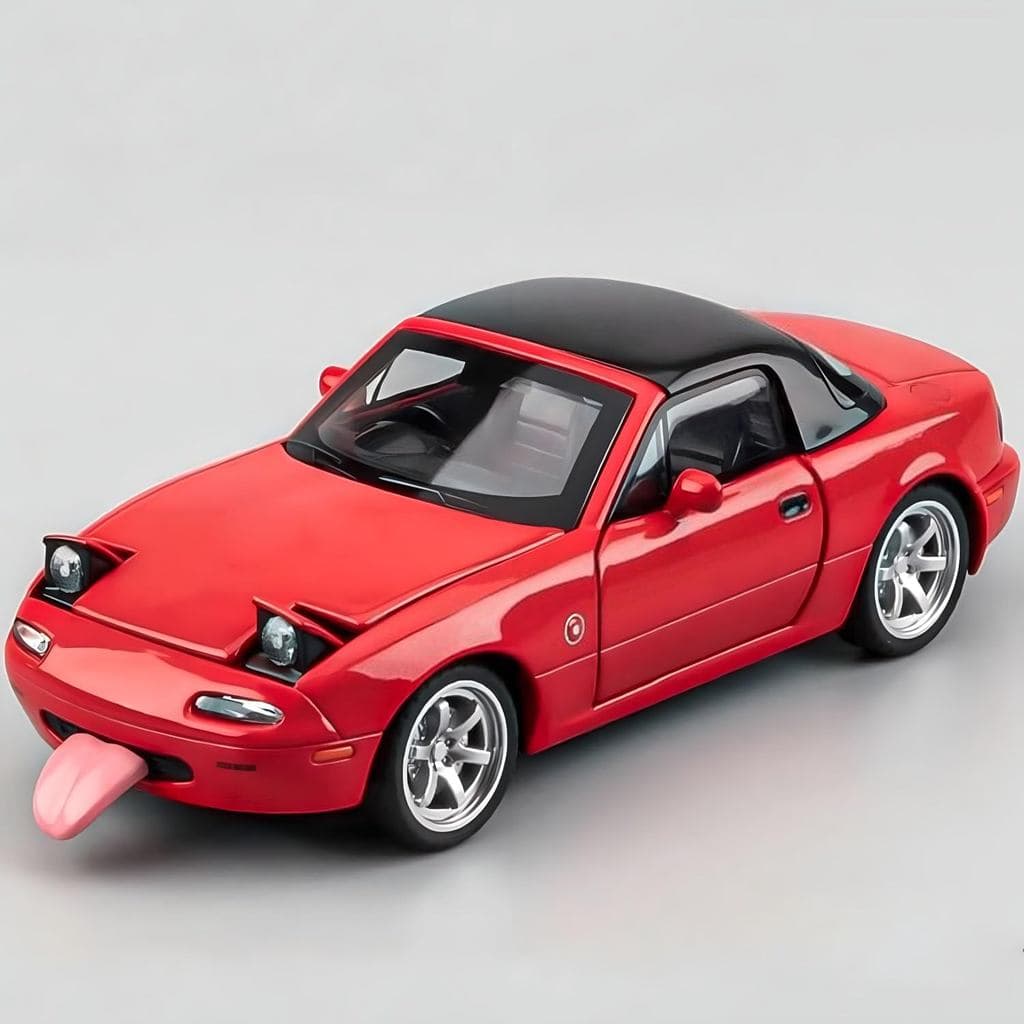 Carro de Brinquedo Miata MX5, Modelo Diecast 1/32, Carros de Brinquedo para Crianças de 4 a 7 Anos, Presente Miata para