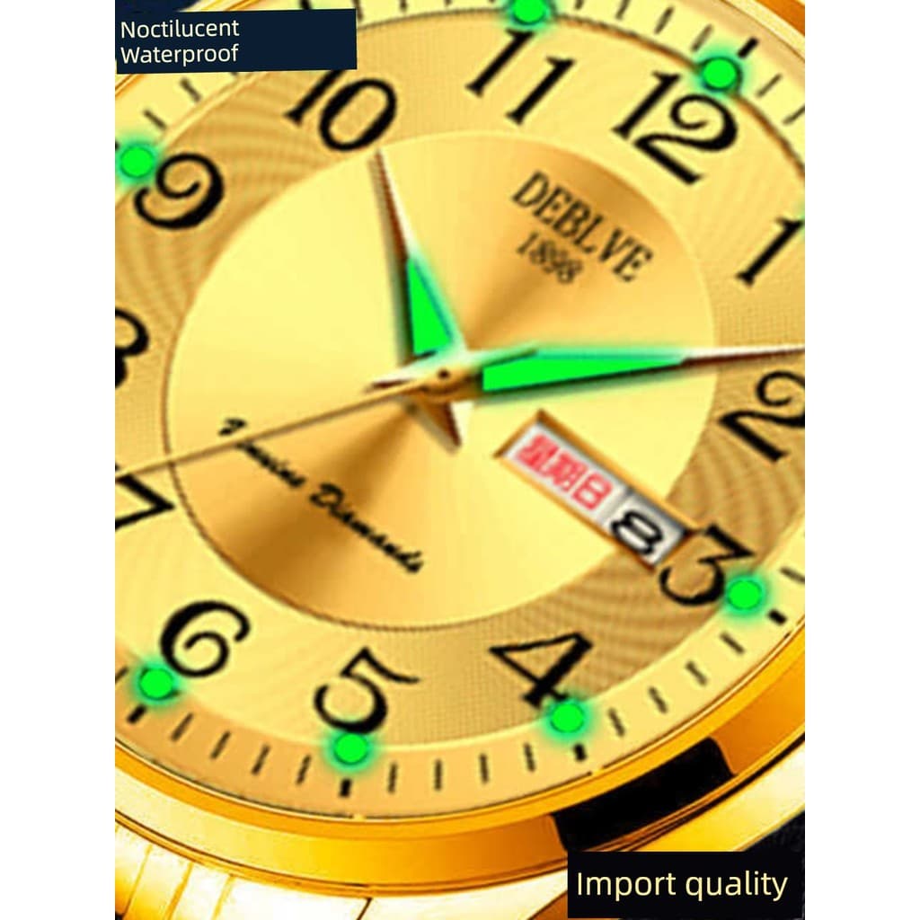 relogio masculino 2025 relógio masculino relógio mecânico automático à prova dwaterproof água luminoso duplo calendário