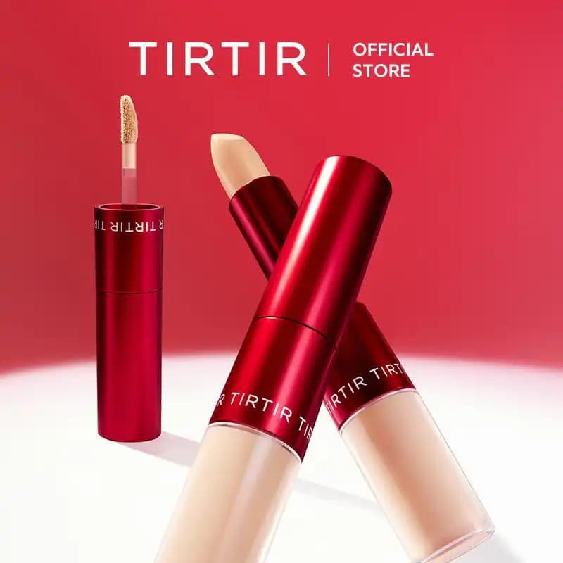 [TIRTIR Oficial] Corretivo e Base Dual Glide & Hide 2 em 1 em Bastão | Cobertura Leve, Maquiagem Impecável