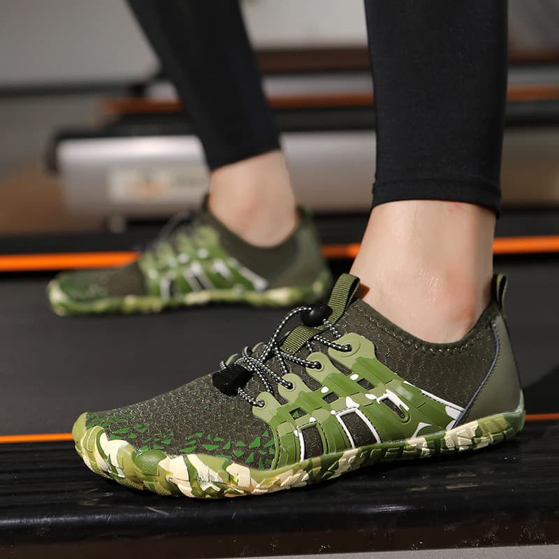 Sapatos de Fitness internos femininos de sola macia ginásio sapatos especiais esteira absorção de choque pular corda sap