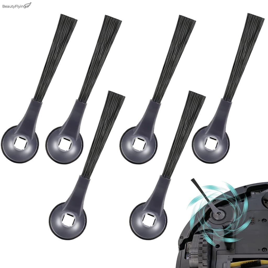 6 Pcs Escova Lateral De Substituição Para Varredor De Piso Robô Shark ION